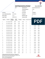 Cholamandalam Investment and Finance Company Limited Repayment Schedule Date:24/09/2022