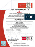 ISO 14001-2015 Certificate