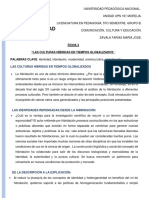 Ficha de Lectura - Culturas Hibridas - Néstor Garcia Canclini