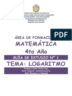 4to Año Tema Nº1 Logaritmo