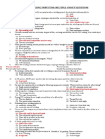 Cswip 3.1 Welding Inspector - Multiple Choice Question, Dec 7, 2007