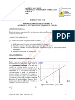 Laboratorio 1 - Física I Ciclo II 2022