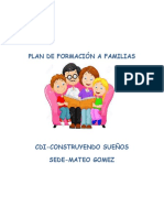 Plan de Formacion Construyendo Sueños