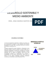 Desarrollo Sostenible Y Medio Ambiente: Dra. Ana Maria Matos Ramirez