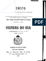 Ordens Do Dia - Guerra Do Paraguai - Conde D