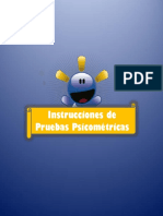 Instrucciones Pruebas Psicométricas