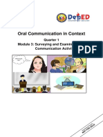 MODULE 3 Oral Communication