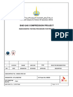 P-001 Radiographic Testing Procedure For Pipeline