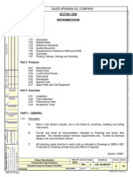 Saudi Arabian Oil Company: SECTION 13300 Instrumentation