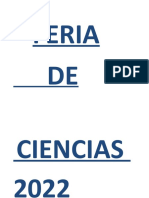 FERIA DE CIENCIAS para Imprimir