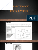 Formation of Rock Layers - Week 5