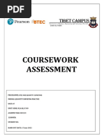 Quantity Surveyor Practice Assignment 