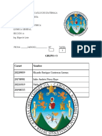 Tarea de Quimicac Segundo Parcial