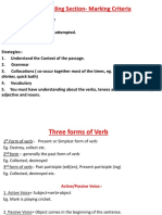 Fibs Reading Section-Marking Criteria