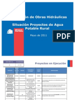 Situación Proyectos de Agua Potable Rural