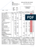 Bulletin de Paie: L ECLAT 2000