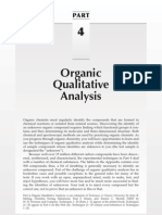 Qualitative Analysis of Organic Compounds