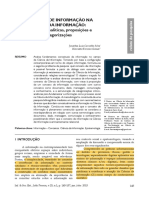 Conceitos de Informação Na Ciência Da Informação