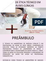 Código de Ética Técnico em Análises Clínicas