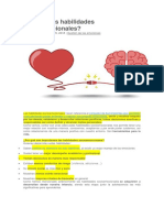 Qué Son Las Habilidades Socioemocionales?: Por Cristina Luna - Nov 29, 2018 - Gestión de Las Emociones