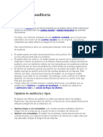 Informe de Auditoría