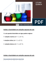 M14 - Acidez e Basicidade em Soluções Aquosas de Sais