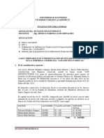 EVALUACION 1ERA UNIDAD - Estados Financieros II ELMER TORRE