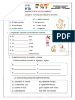 S2 (2° y 3° Grado) - Comunicación - EL SUSTANTIVO