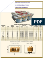 Transformadores Iessa - Ficha Tecnica Seco Baja Tension Trifasico Norma Nmx-j-351