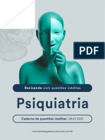 Revisando Com Questões Inéditas - Psiquiatria - Caderno de Questões