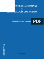 Herrero Herrero, César - Fenomenología Criminal y Criminología Comparada, Dykinson 2011