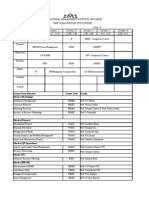 PGDM II Time Table