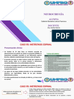 Tarea Semana 13.1. Caso Clínico 95-Metástasis Espinal-Calderón Barrantes Leticia