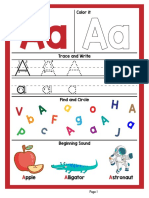 Alphabet Worksheet