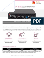 3600 Security Gateway Datasheet