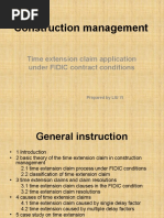 Construction Management - Time Extension