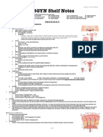 REMS Obgyn Shelf Notes Dec 2021