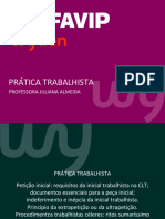 Aula 6 - Direito Processual Do Trabalho - Petição Inicial2