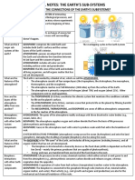 Cornell Notes Earths Subsystem 2 Pages 1