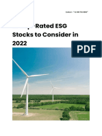 15 Top-Rated ESG Stocks To Consider in 2022