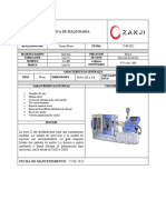 Ficha Tecnica de Maquinaria