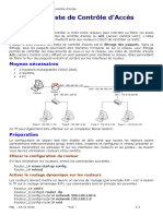 1 TP Acl Standard Cisco