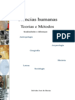 Ciências Humanas Similaridades e Diferenças