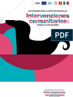 Actividades para La Facilitacion de Las Intervenciones Comunitarias Trabajo Con Mujeres