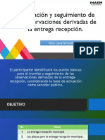 Tramitación y Seguimiento de Las Observaciones ER