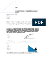 Lista Plano Inclinado e Atrtito 9 Ano - IDB