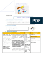 SESIÓN 05 de Abril Escribo Mi Nombre