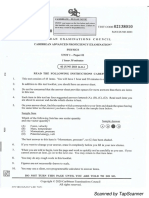 CAPE Physics U1 P1 2021 Answers