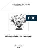 Apostila de Química Analítica Quantitativa - Professora Paula