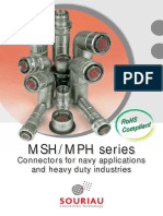 MSH/MPH Series Connectors For Navy Applications and Heavy Duty Industries